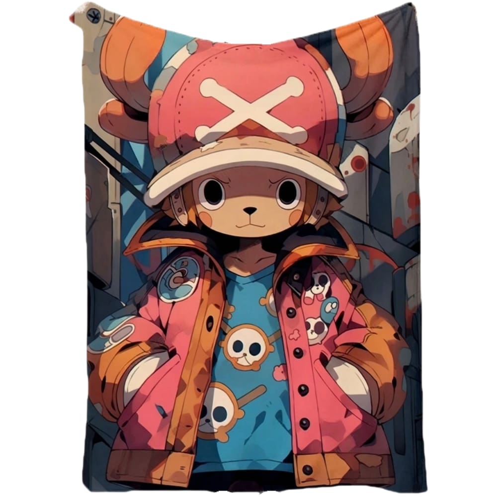 Cobertor SANMUU de flanela macia Tony Tony Chopper Print