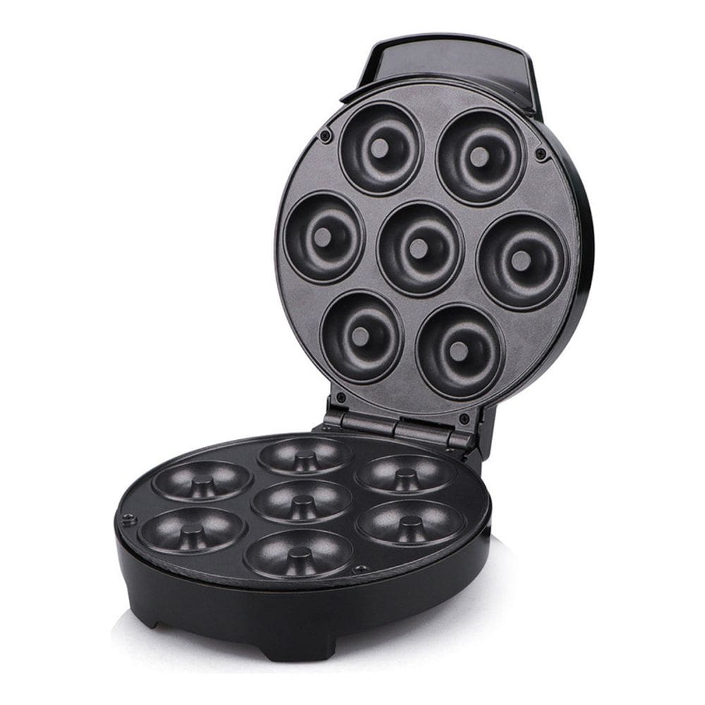 Máquina de fazer donuts Cake Maker 4 slots 220V 1000W preta