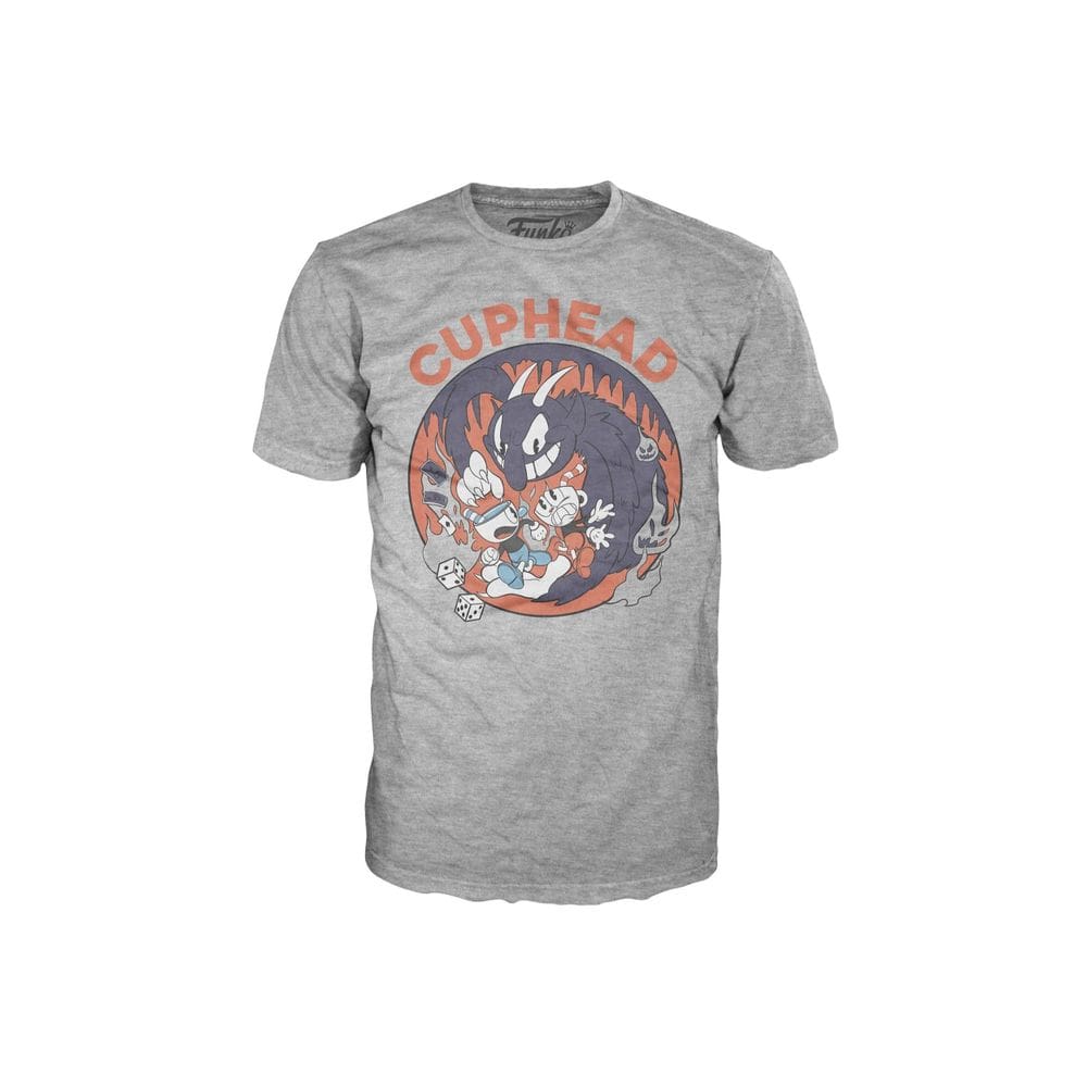 Camiseta Funko Cuphead Pop! Camisetas Cuphead Mugman Devil