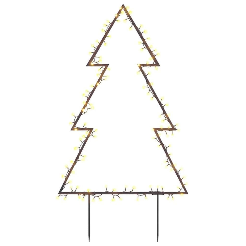 Decoração de luz de Natal vidaXL Black Tree 35,4 polegadas e 115 LEDs