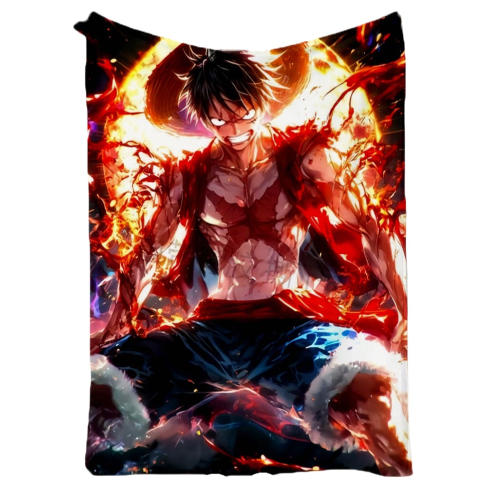 Cobertor SANMUU Flannel Soft Print Digital Luffy Injuried