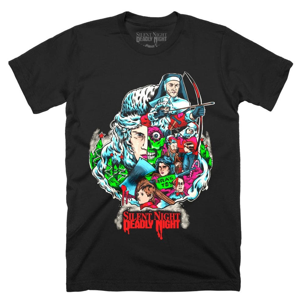 Camiseta ROCKINSTONE Silent Night Deadly Night Halloween