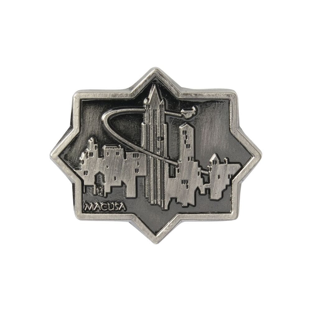 Alfinete de lapela Fantastic Beast Macusa City Pewter
