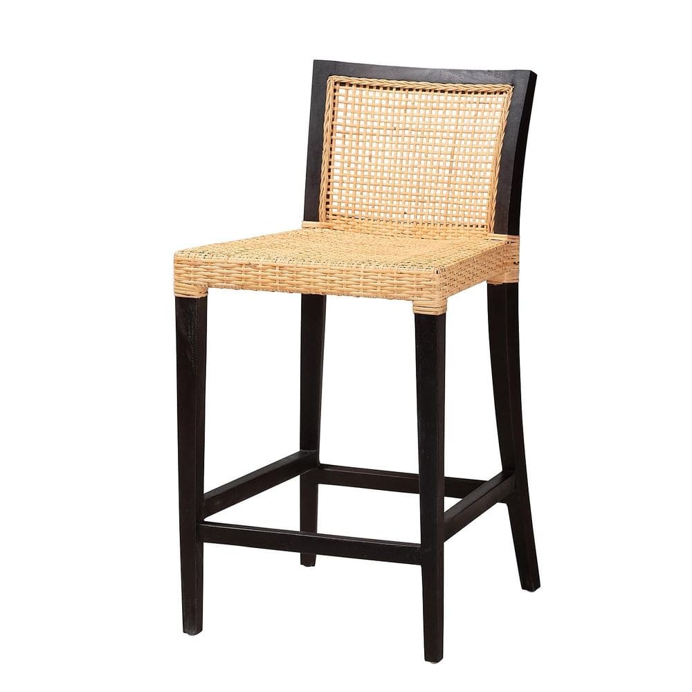 Banqueta Baxton Studio Lingga Modern Bohemian Brown