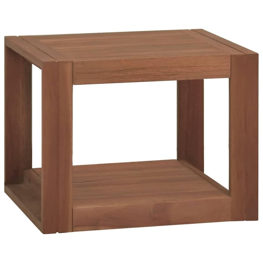 Armário de banheiro de parede vidaXL Solid Teak Wood Brown