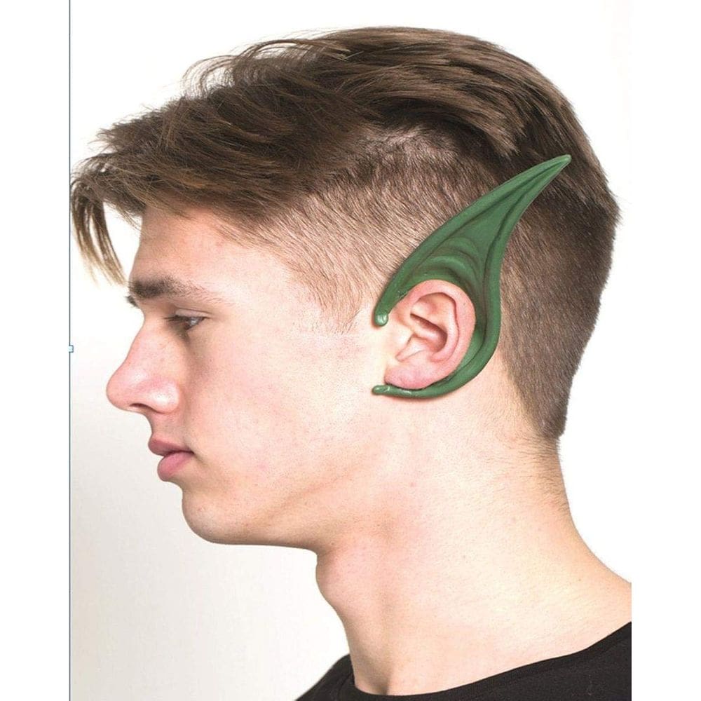 Acessório de fantasia HMS Long Demon Cosplay Flexi Ears Green