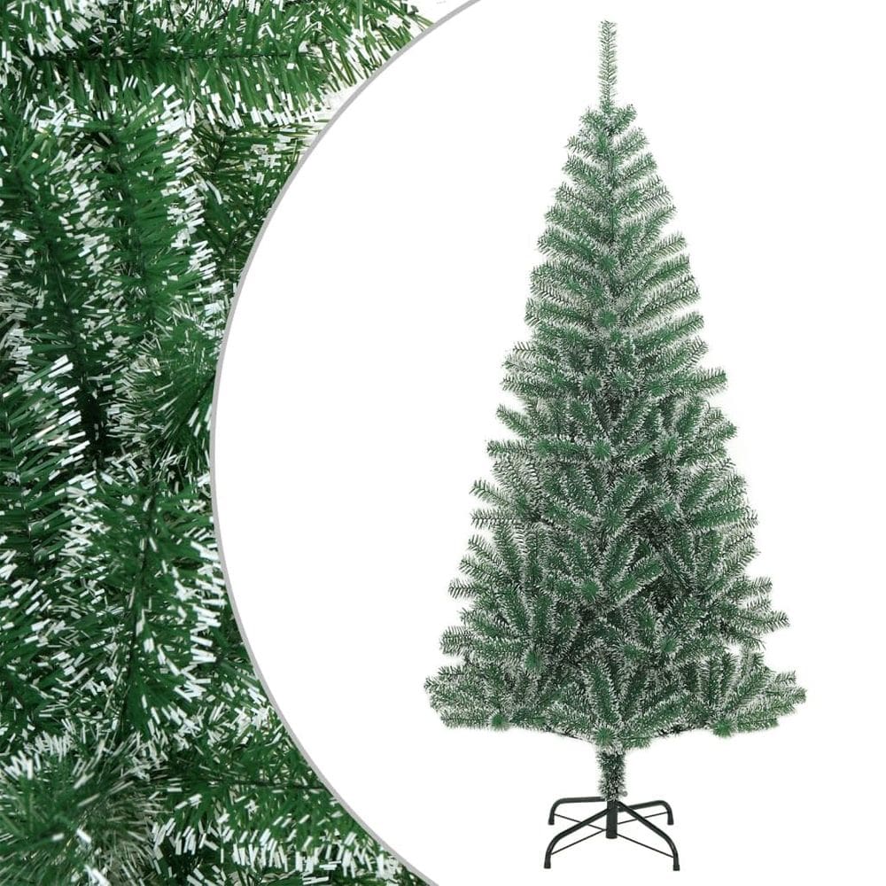 Árvore de Natal artificial vidaXL Flocked Snow Green 180cm