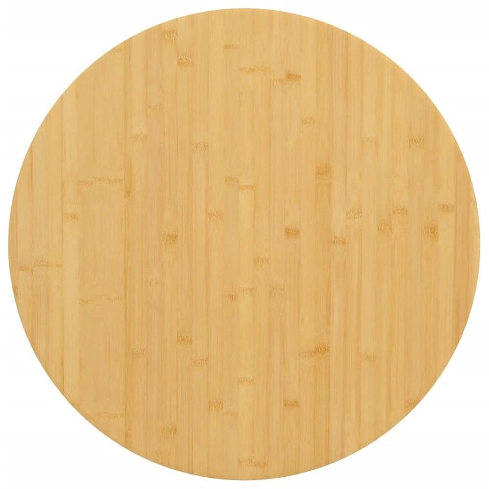 Tampo de mesa VidaXL Bambu redondo 80cm de diâmetro marrom