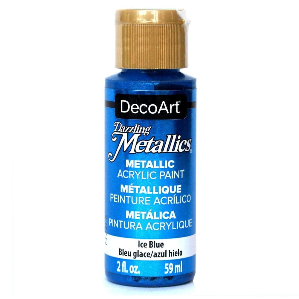 Tinta acrílica DecoArt Dazzling Metallics Ice Blue 60mL
