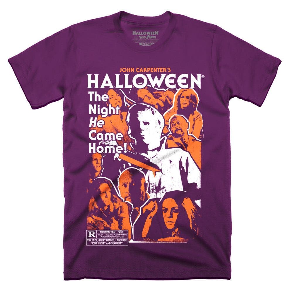 Camiseta ROCKINSTONE Halloween Legacy Of Horror Purple 2025