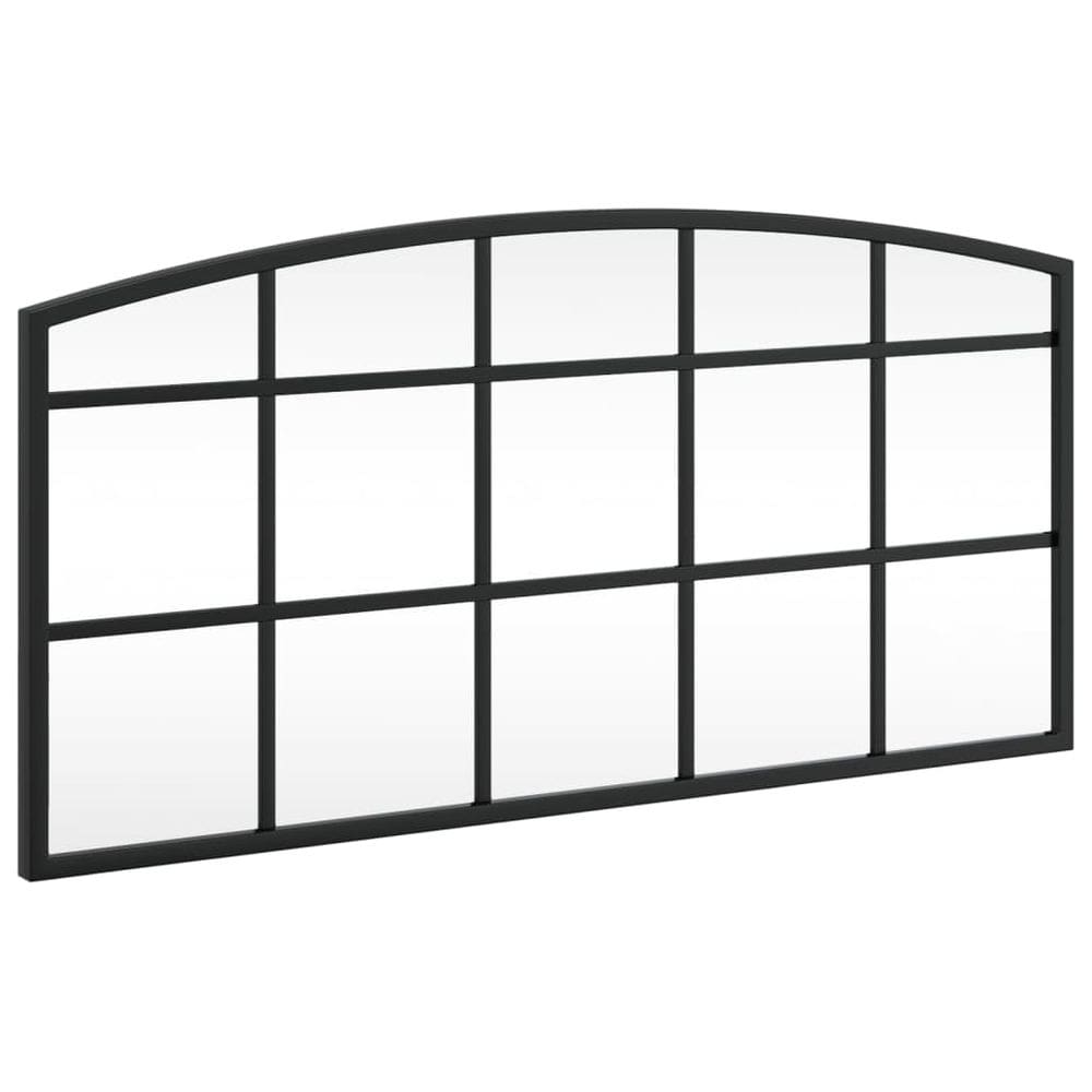 Espelho de parede vidaXL Black Iron Frame 60x30cm
