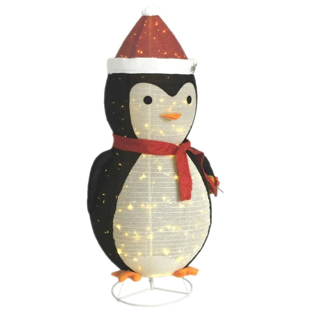Decoração de Natal vidaXL Snow Penguin com luzes LED