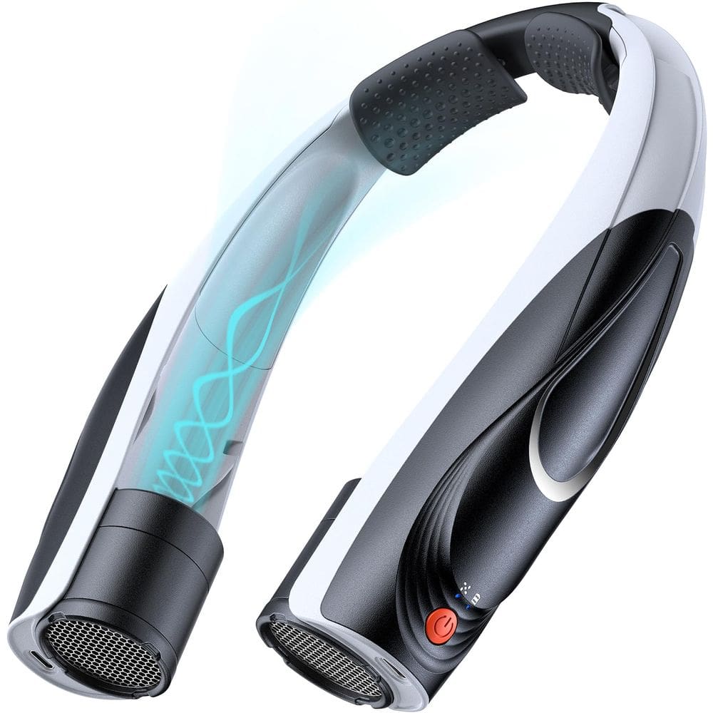 Ventilador de pescoço Tevolti AI 6 velocidades 6000mAh USB-C recarregável