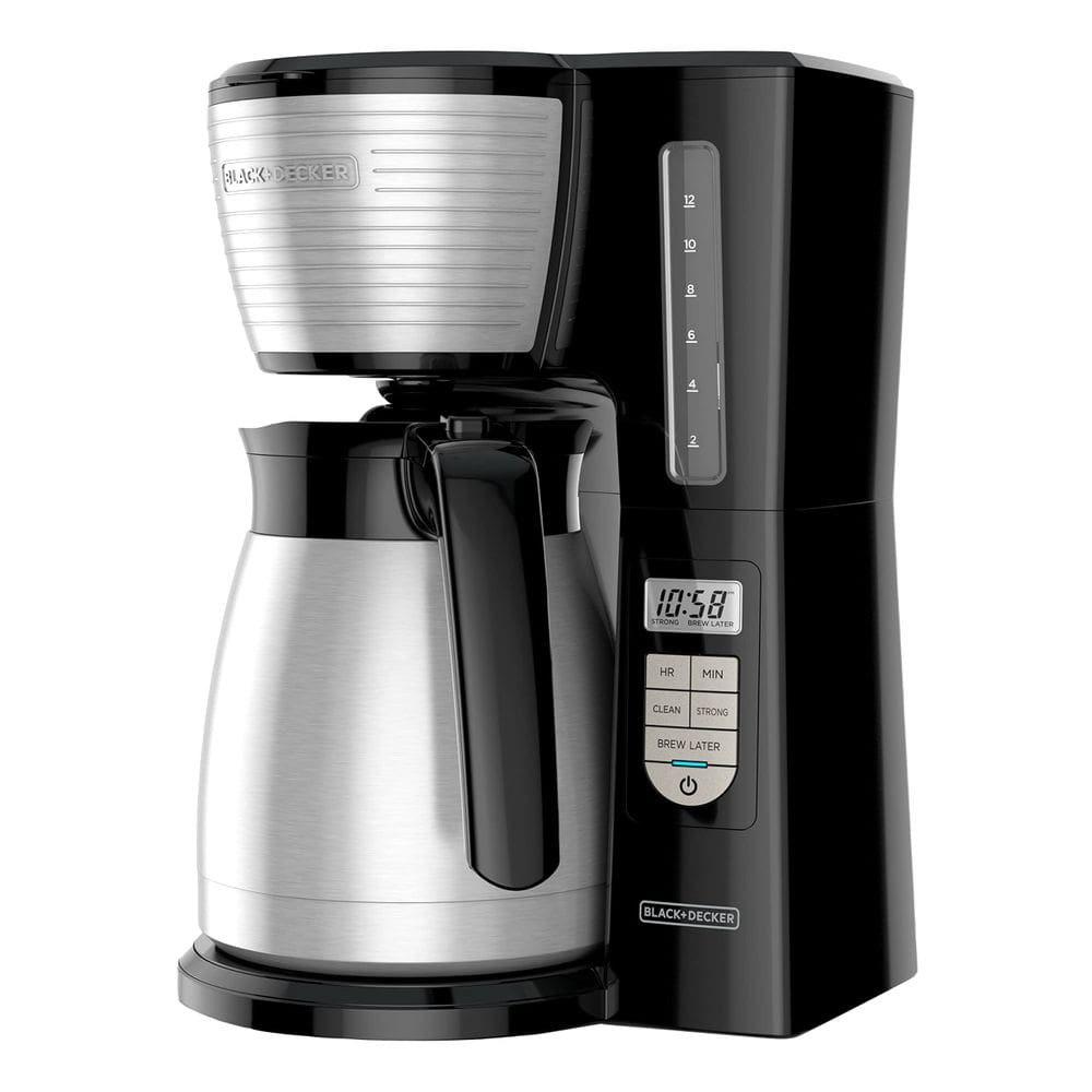 Cafeteira BLACK+DECKER 12 xícaras termoprogramável