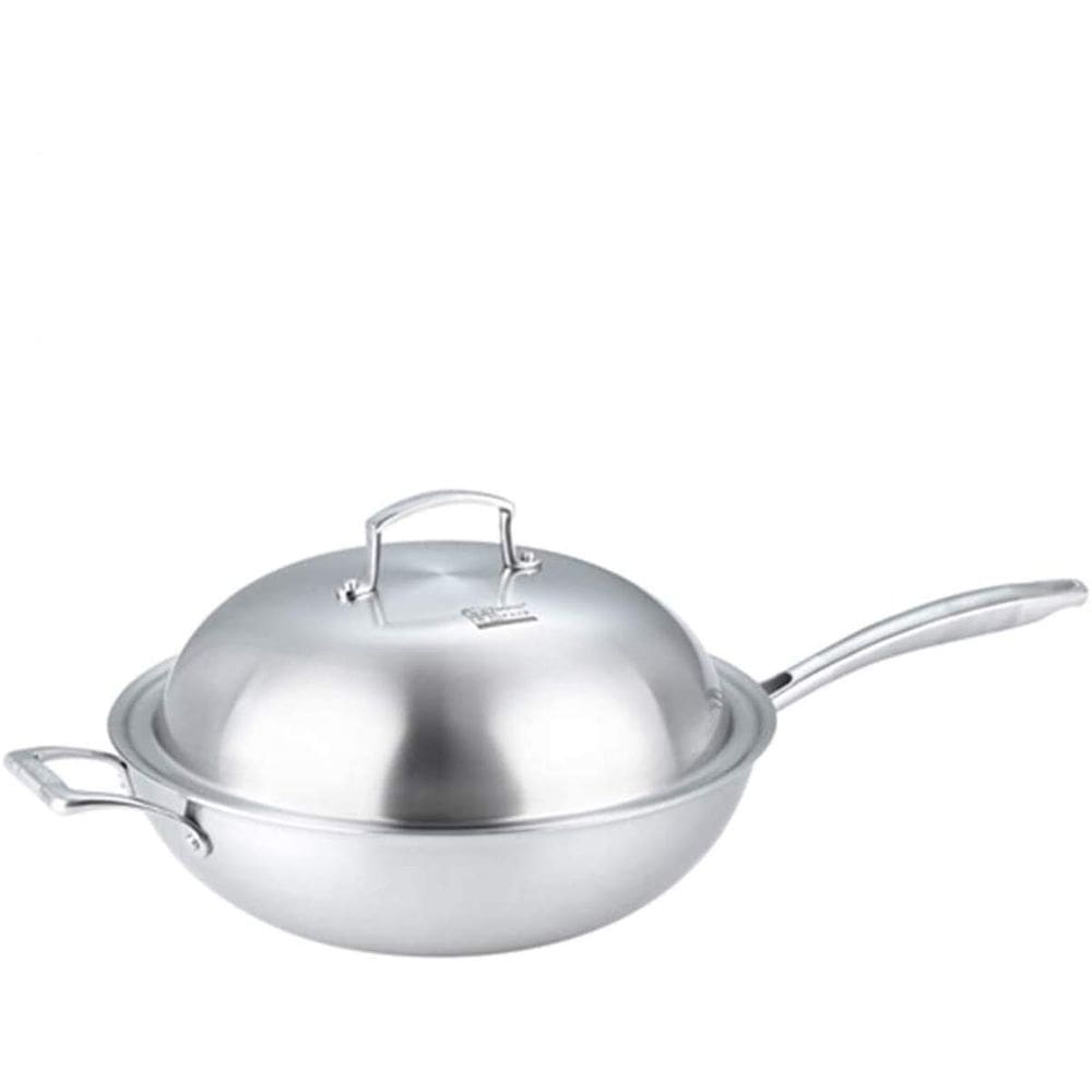 Frigideira HYTX HFLC-32YS-NC 12 em aço inoxidável Tri-Ply