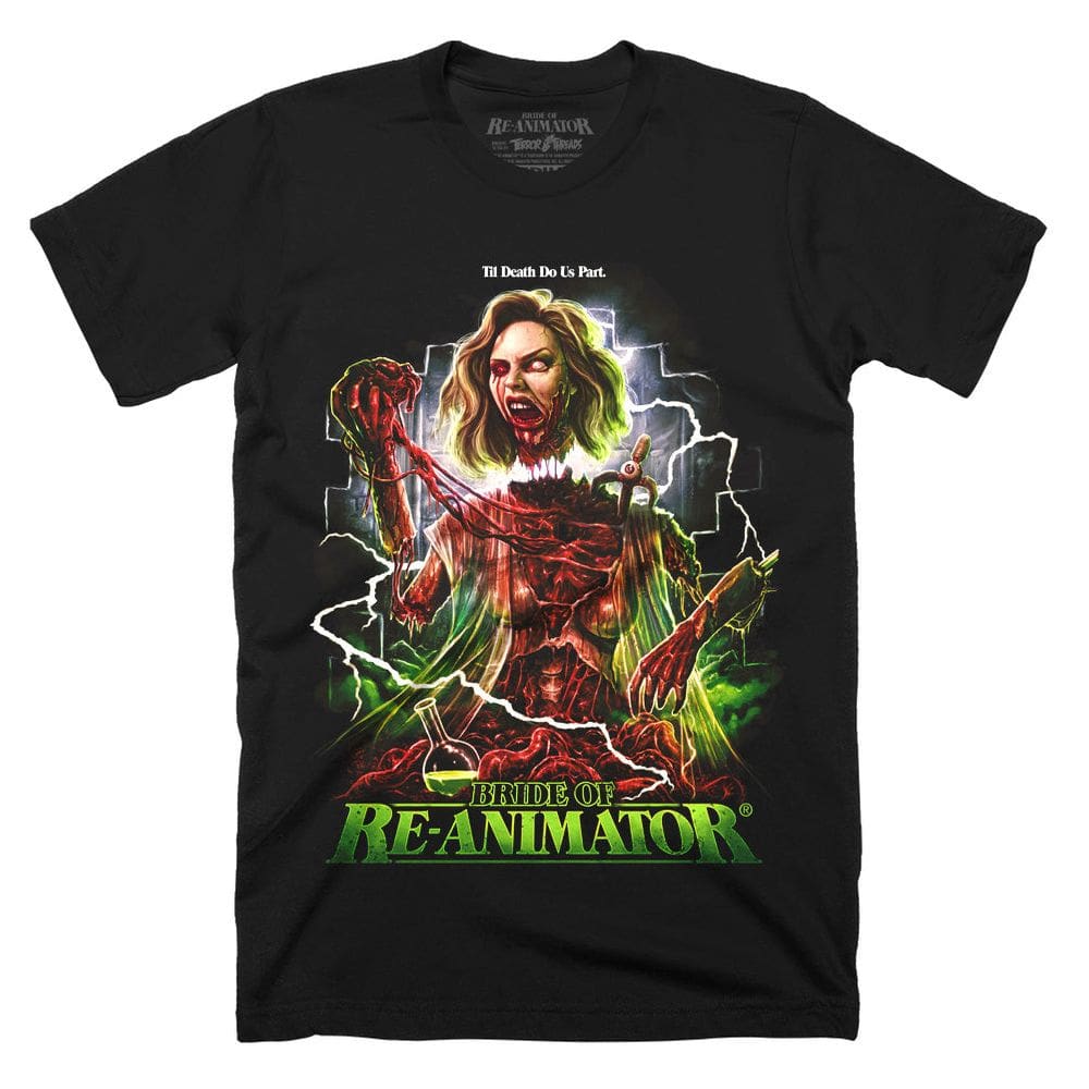 Camiseta ROCKINSTONE Bride Of Re-Animator Til Death Halloween