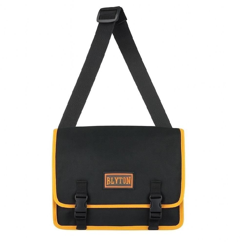 Bolsa Porta Ferramenta Impermeável Cartucheira Encanador Eletricista Alça Transversal Regulável 2 Bolsos Amarela