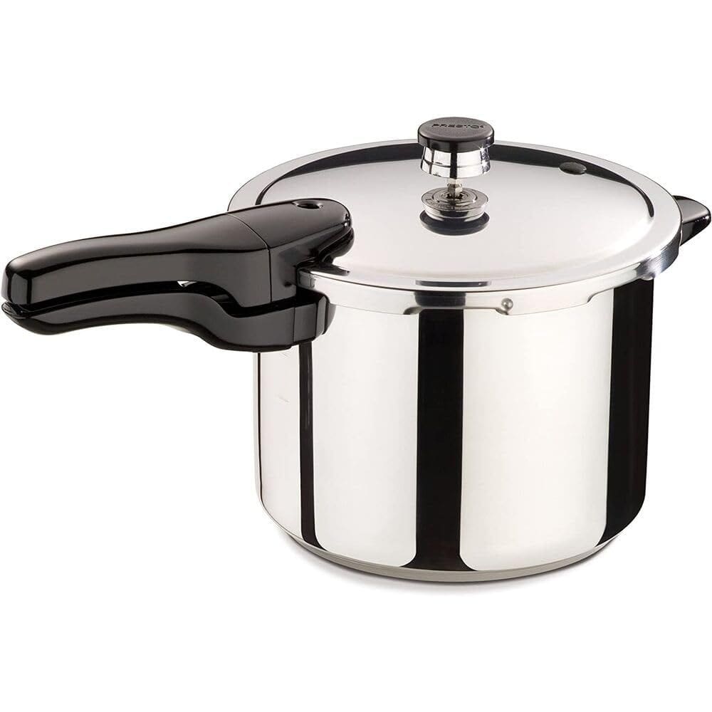 Panela de pressão Presto 01362 6L de aço inoxidável