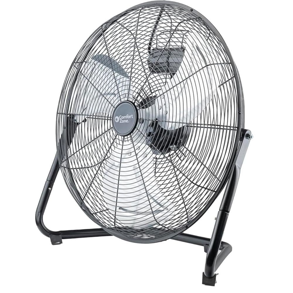Ventilador de chão Comfort Zone de alta velocidade 50 cm 3 velocidades