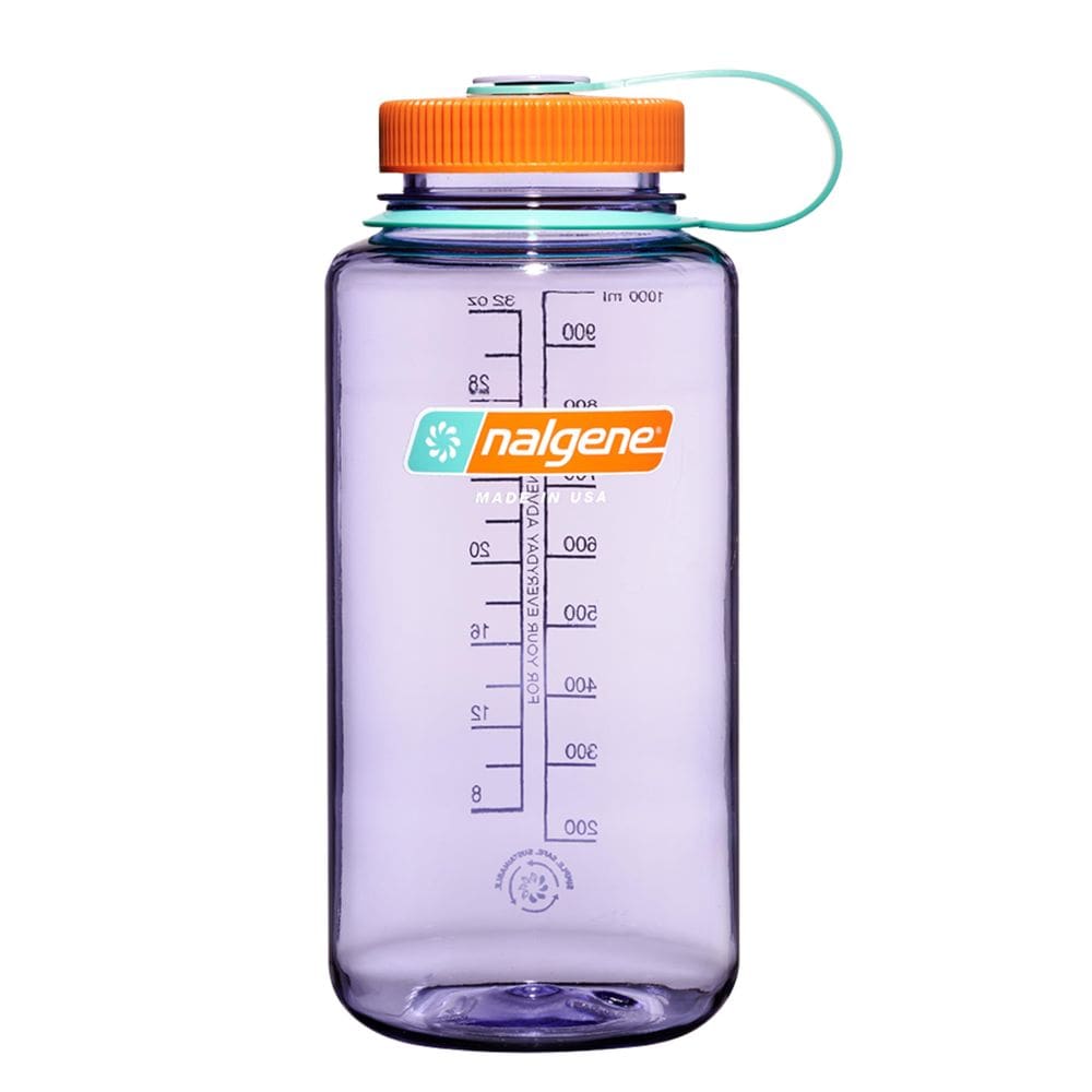Garrafa de água Nalgene Sustain Tritan, sem BPA, 950 ml de ametista