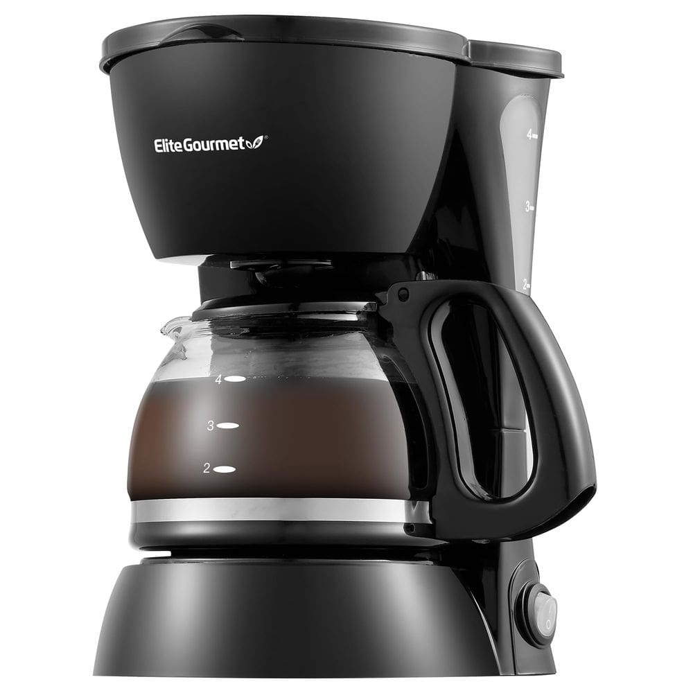 Cafeteira Elite Gourmet EHC4128 4 xícaras Brew & Drip Black