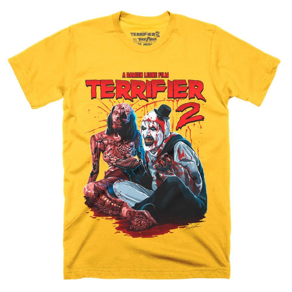Camiseta ROCKINSTONE Terrifier 2 Bedtime Story Gold Halloween