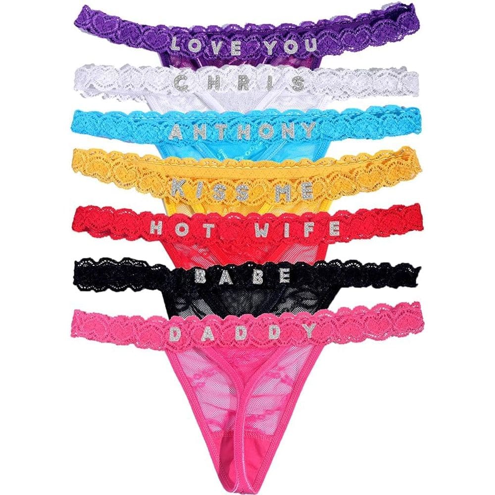 Calcinha de renda personalizada TokuAigo Sexy Personalizada