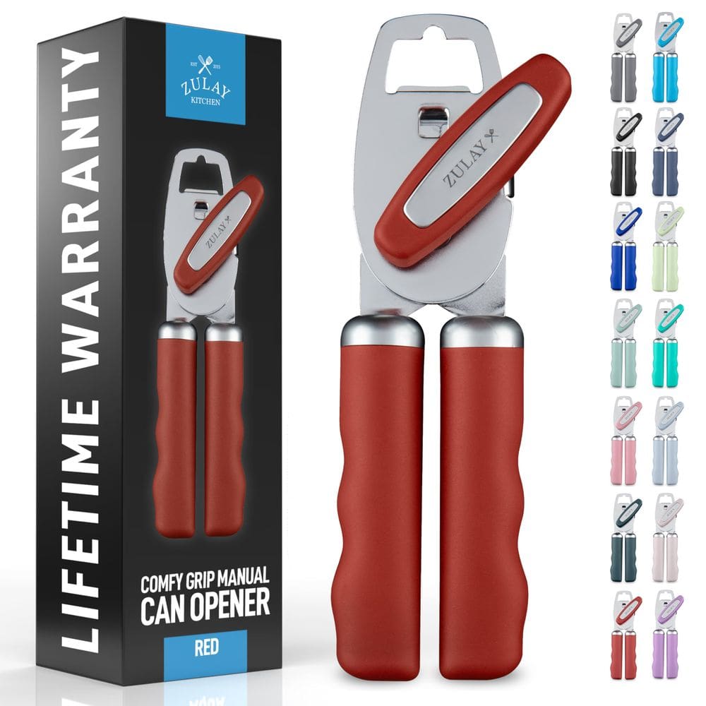 Manual de cozinha Zulay do abridor de latas com abridor de garrafas