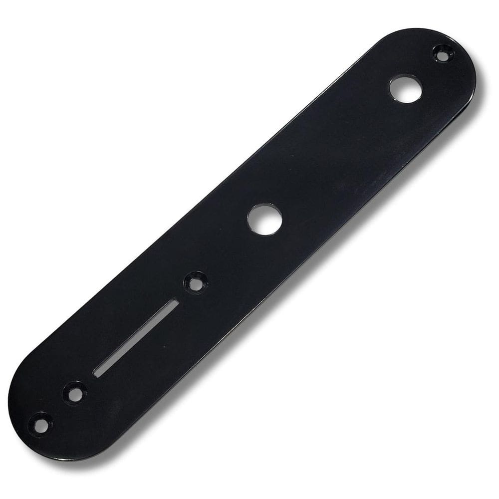 Control Plate Para Guitarra Tele Preta Ronsani