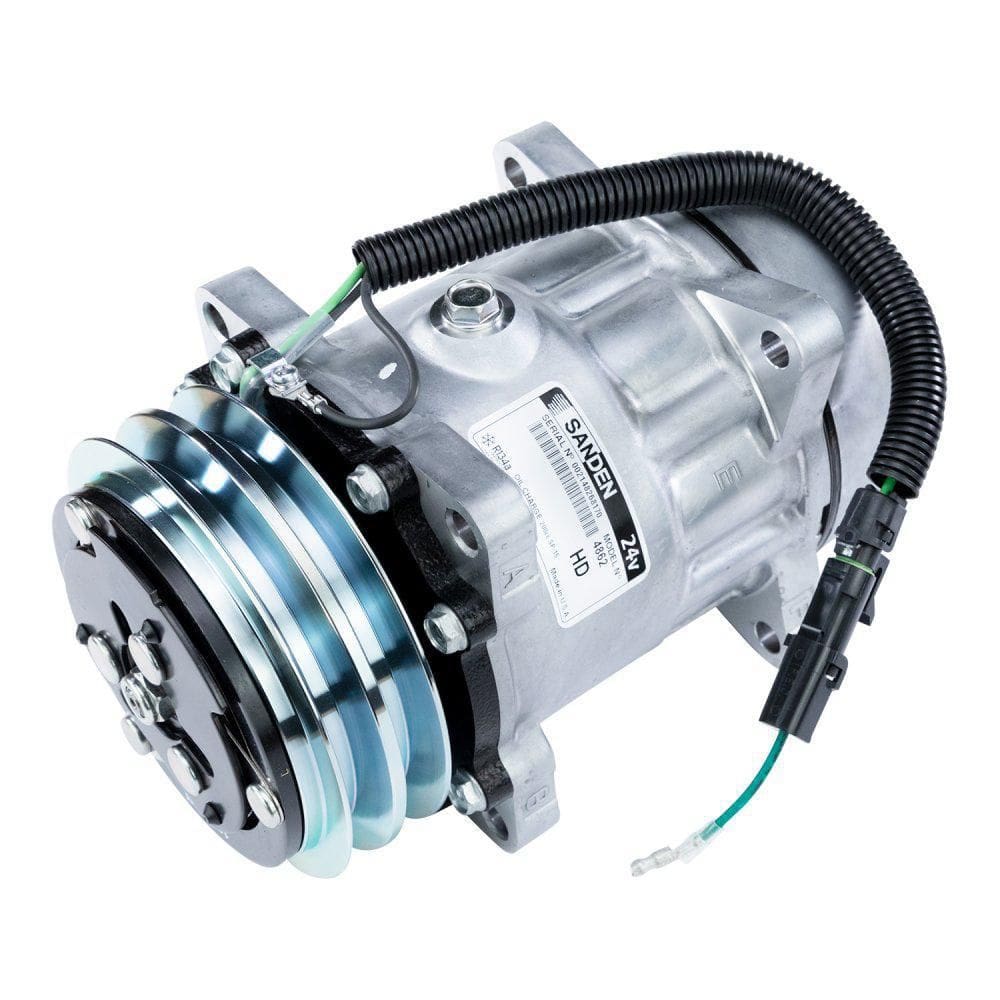 Compressor De Ar Universal Sanden 7H15 2V 24V Flex 8 F