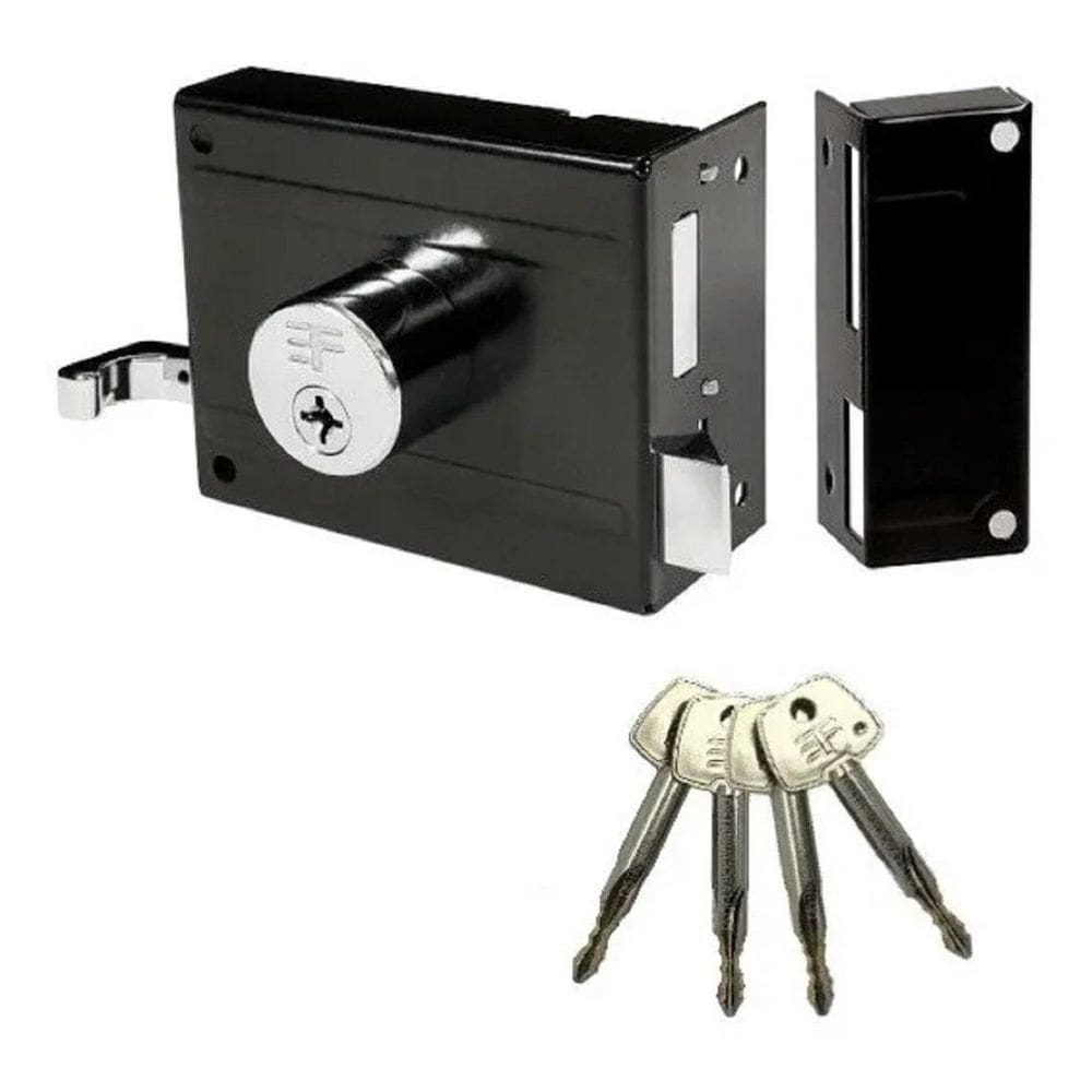 Fechadura Sobrepor Para Portão 3F 1130 Tetra 4 Chaves