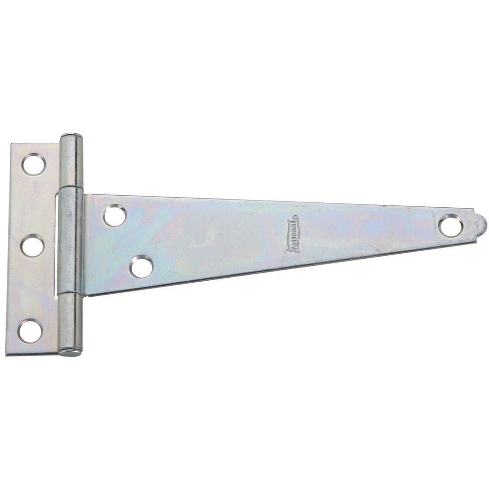 Dobradiças Light T National Hardware N128-702 Zincadas, pacote com 2