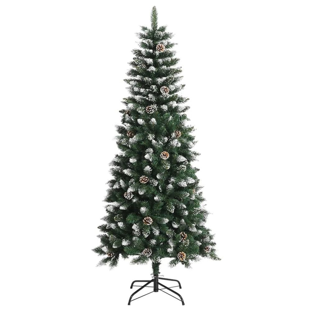 Árvore de Natal artificial vidaXL Verde/Branco PVC 150cm