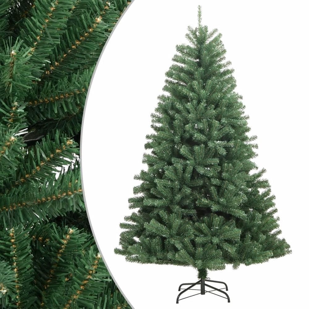 Árvore de Natal vidaXL Artificial com dobradiça 180cm em PVC verde
