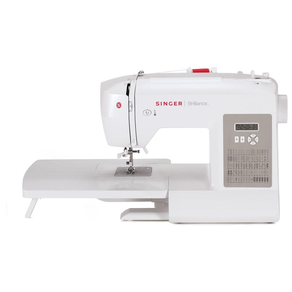 Máquina de costura SINGER Brilliance 6180 Plus com mesa de extensão