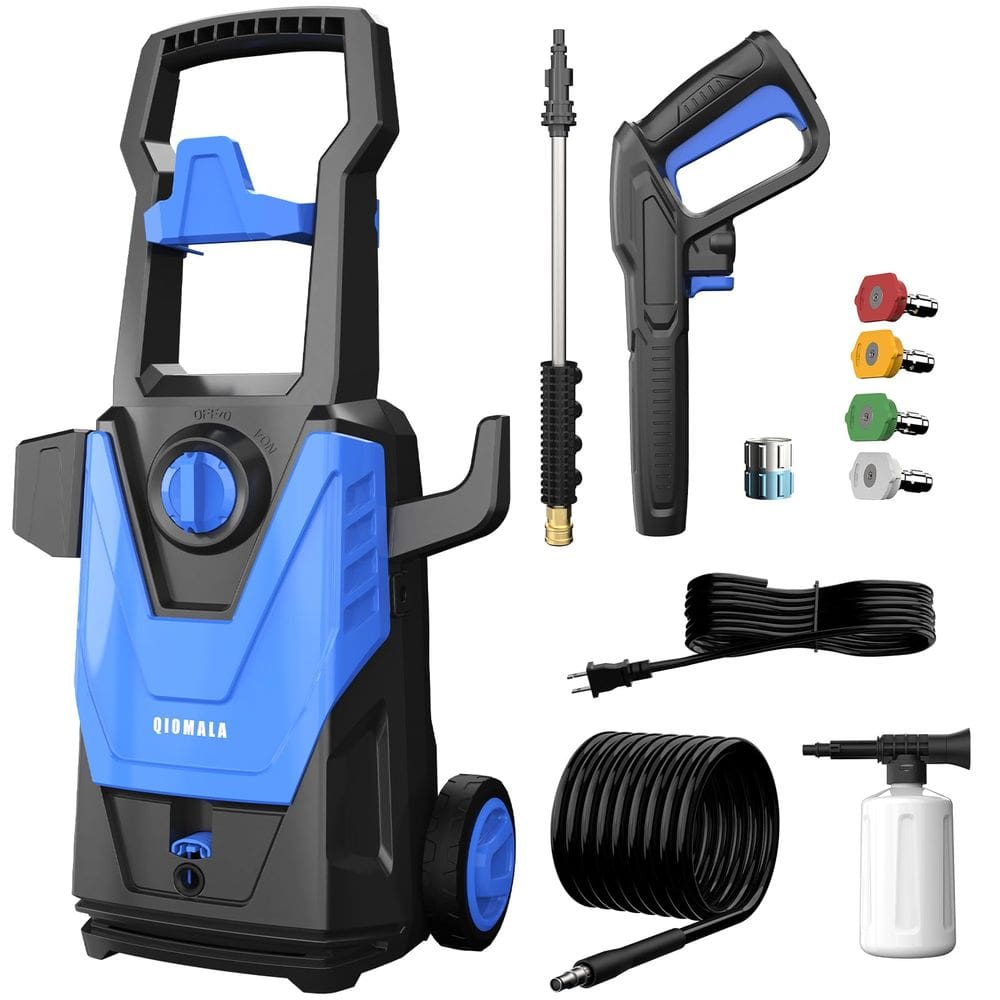 Lavadora de alta pressão elétrica QIOMALA 5000PSI 3.2GPM com acessórios