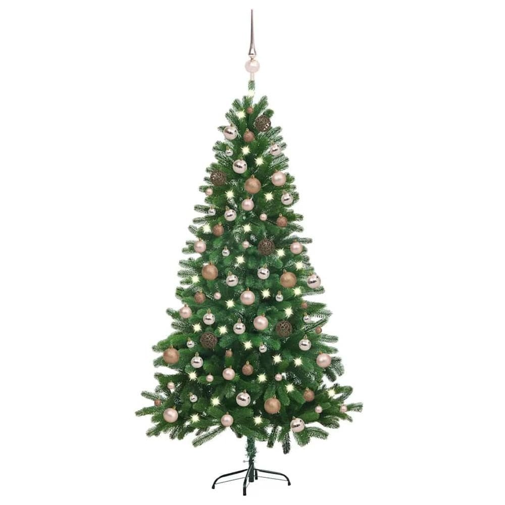 Árvore de Natal vidaXL Artificial com luzes LED 150cm verde