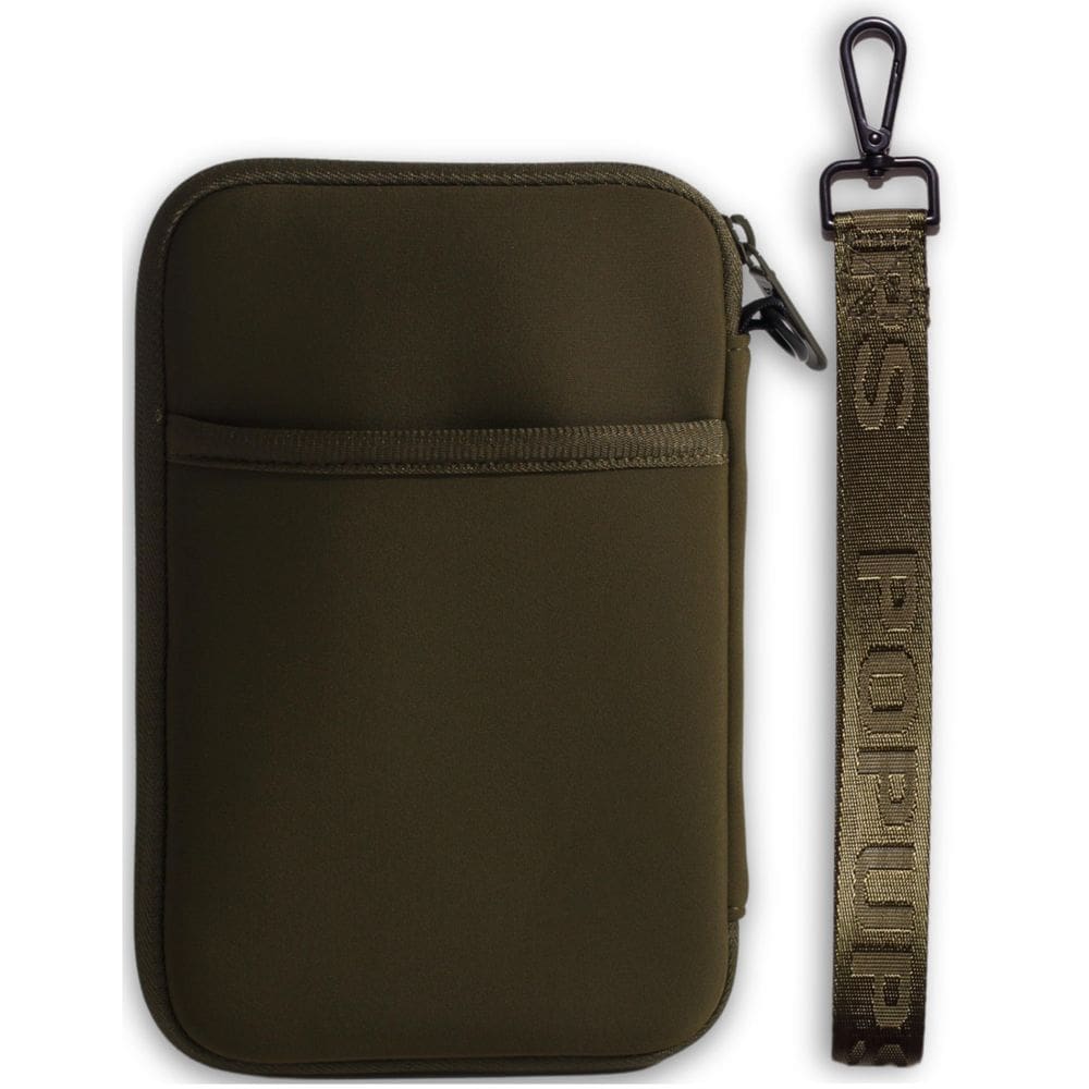 Carteira de viagem Passport POUPS Safari Green para mulheres