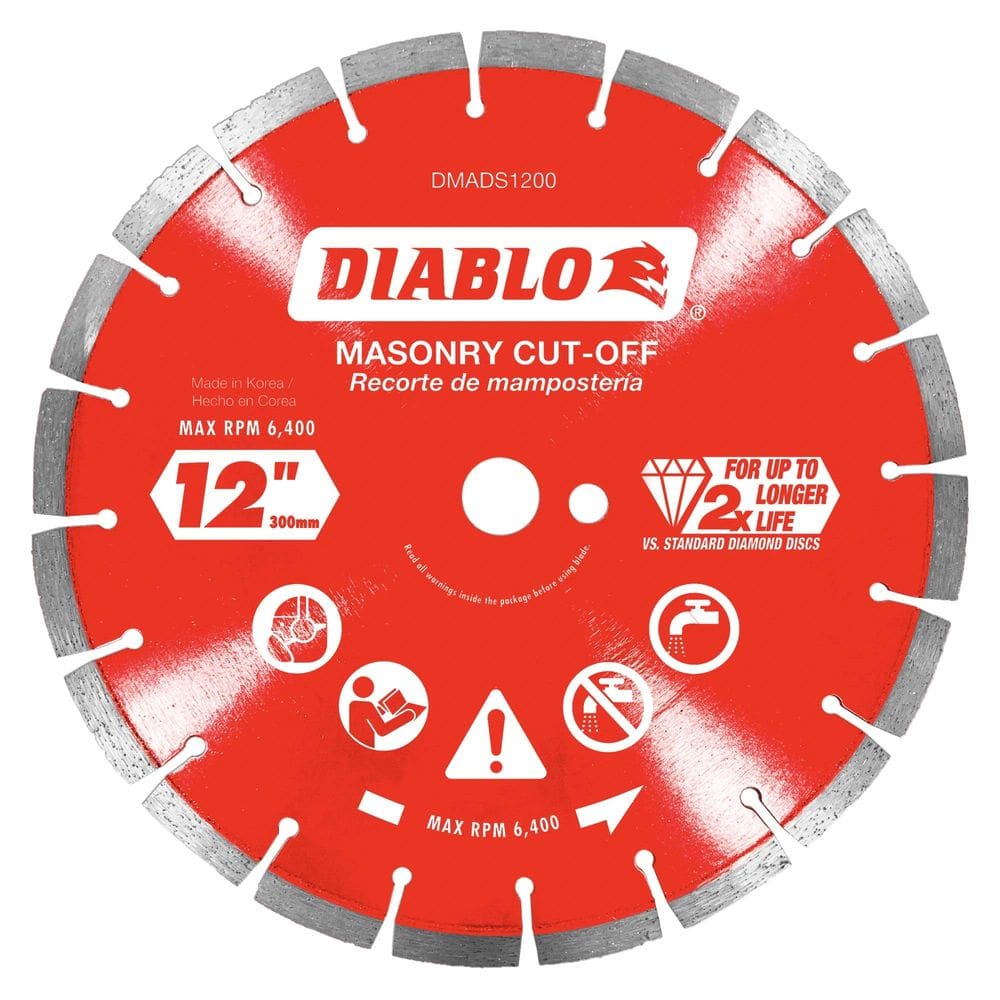 Lâmina de serra Diablo DMADS1200 30 cm 2,8 mm Kerf 6400 RPM