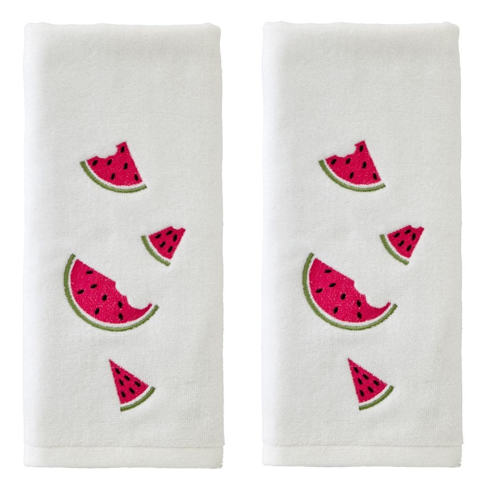 Conjunto de toalhas de mão SKL Home Tossed Watermelons, 2 unidades para banheira/cozinha/bar
