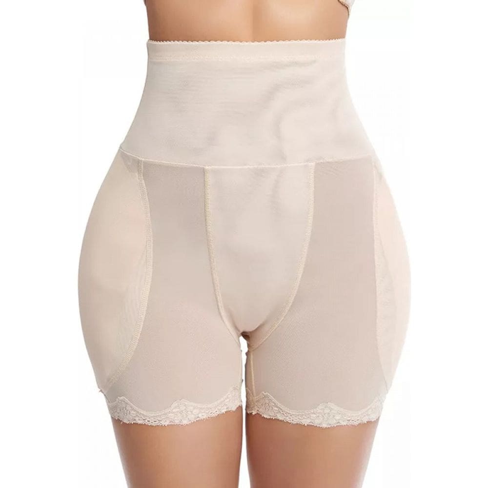 Calcinha acolchoada de cintura alta e levantador de bunda para mulheres
