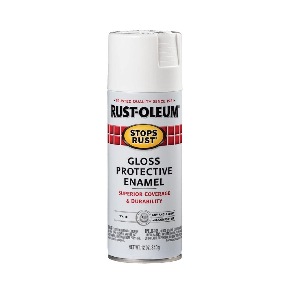 Tinta spray Rust-Oleum 7792830 interrompe a ferrugem 340 ml branca