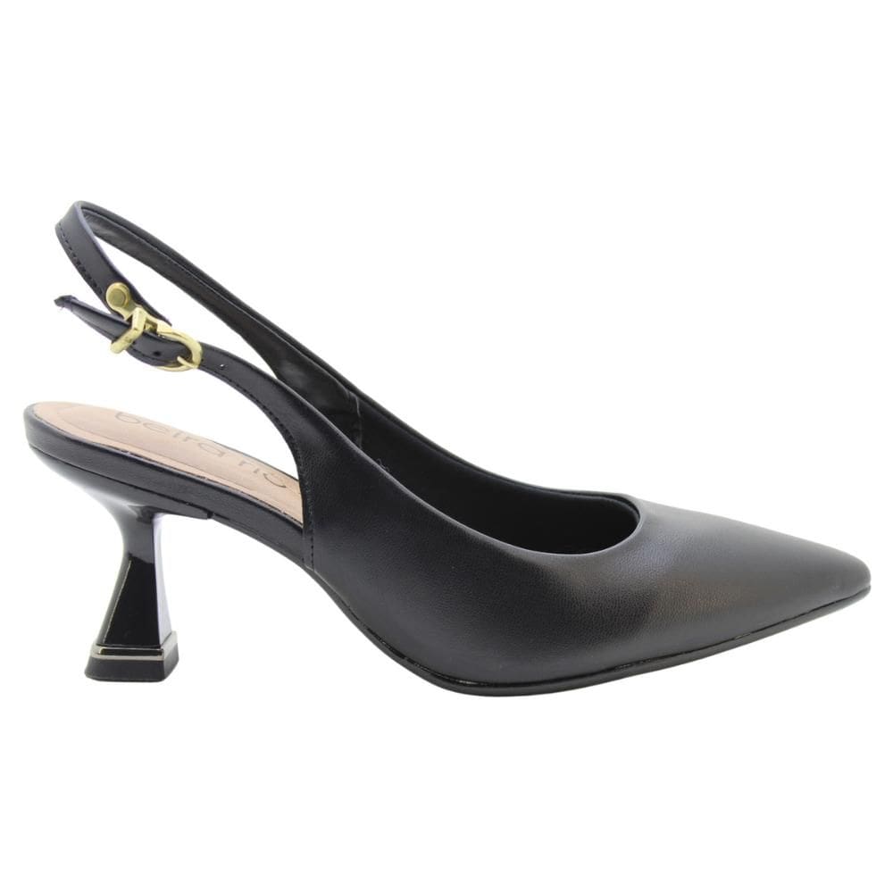 Sapato Scarpin Beira Rio Slingback Salto Taça