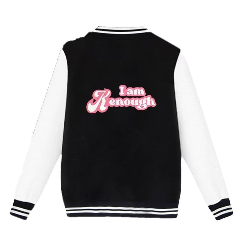 Jaqueta, uniforme de beisebol, Barbie, eu sou o suficiente