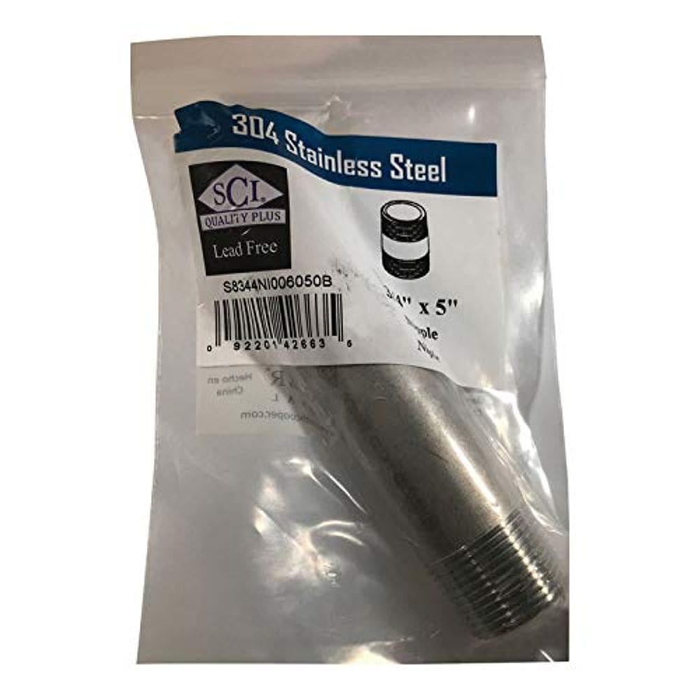 Bico de aço inoxidável Smith-Cooper 3/4” x 13 cm