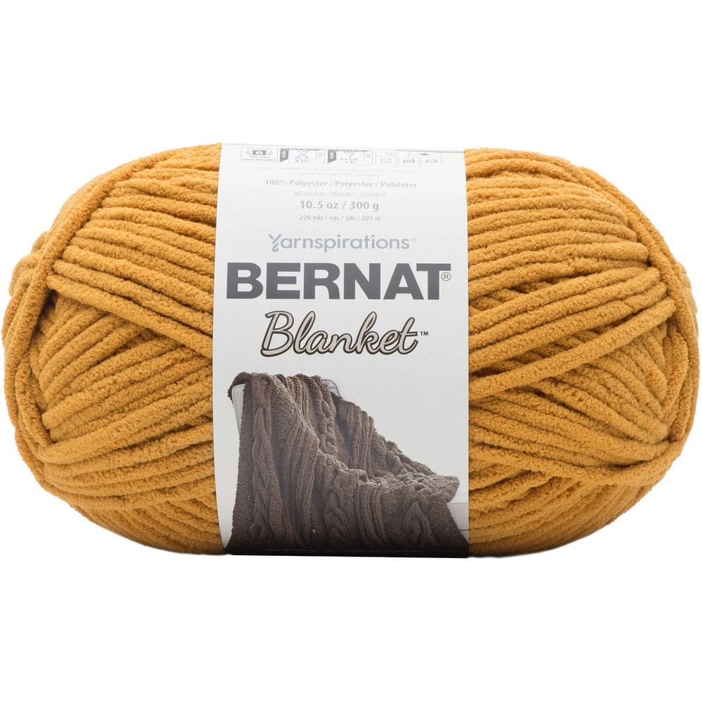 Manta Yarn Bernat BB Burnt Mostarda 300g/10,5 onças