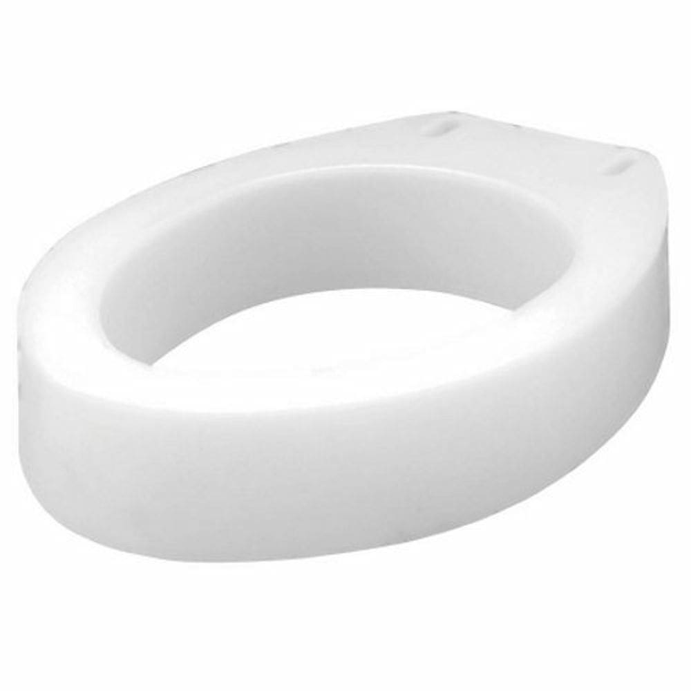 Assento sanitário elevado alongado 3-1/2 polegadas branco 1 cada da Carex (pacote com 2)
