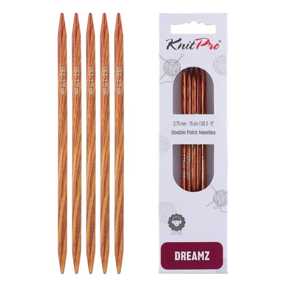 Agulhas de ponta dupla KnitPro Dreamz 6 (15 cm) US 5 (3,75 mm)
