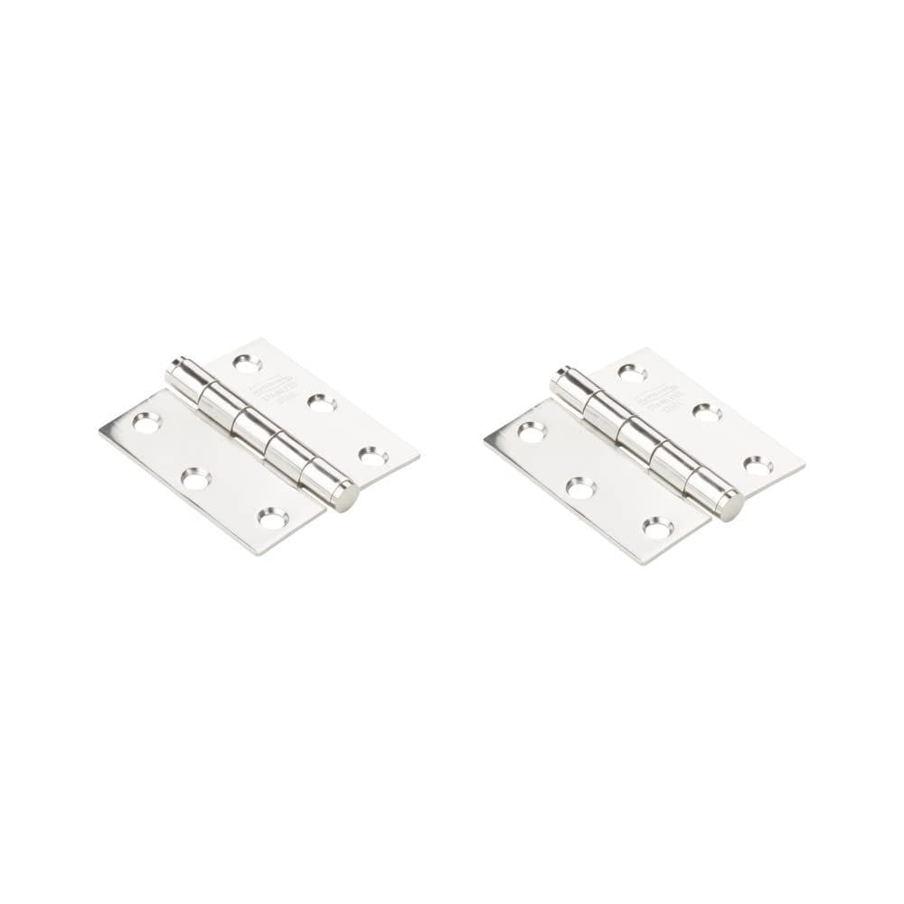 Dobradiças de porta National Hardware N276-972 V514 em aço inoxidável