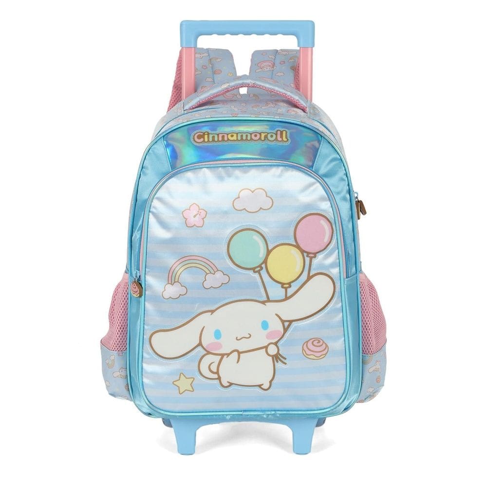 Mochila De Rodinhas Média Infantil De Costas My Melody